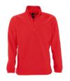 56000 Ness Zip Neck Fleece Red colour image